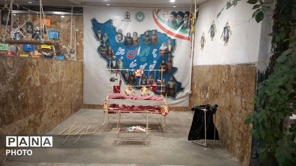 آیین افتتاحیه پاتوق نوجوانانه برمدار ایران سازمان دانش آموزی خراسان رضوی