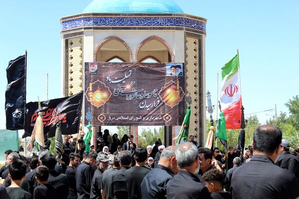 عزاداری تاسوعای حسینی در شهر درق 