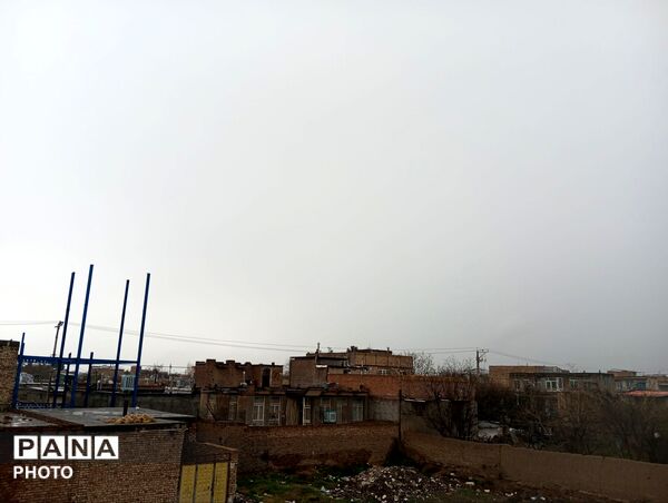 بارش باران بهاری در شهرستان نیشابور