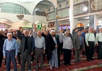 جمعه‌های خشم و نصر بعد از اقامه نماز جمعه در اهر