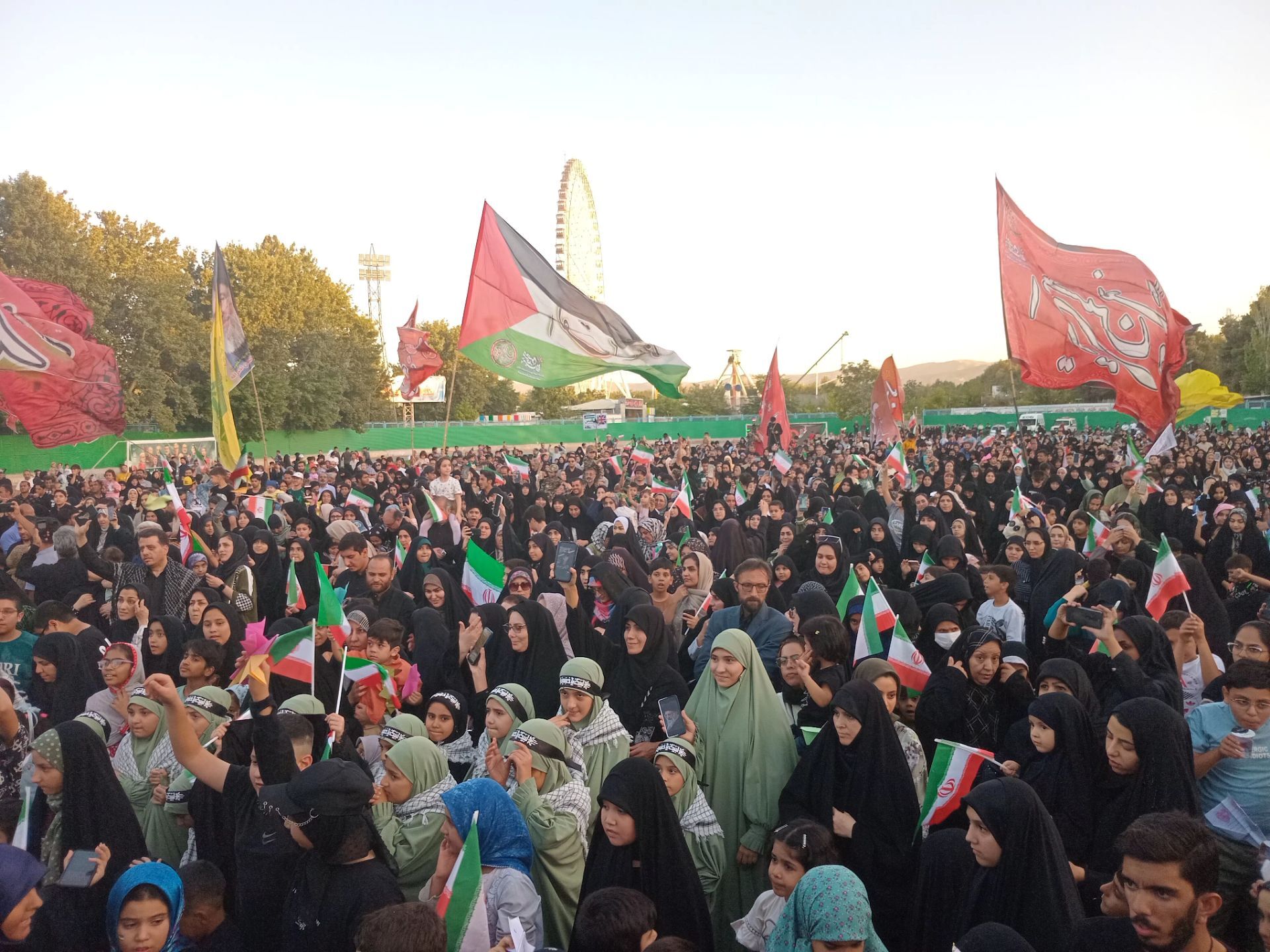اجتماع بزرگ کودک و نوجوانان در پارک ملت مشهد مقدس