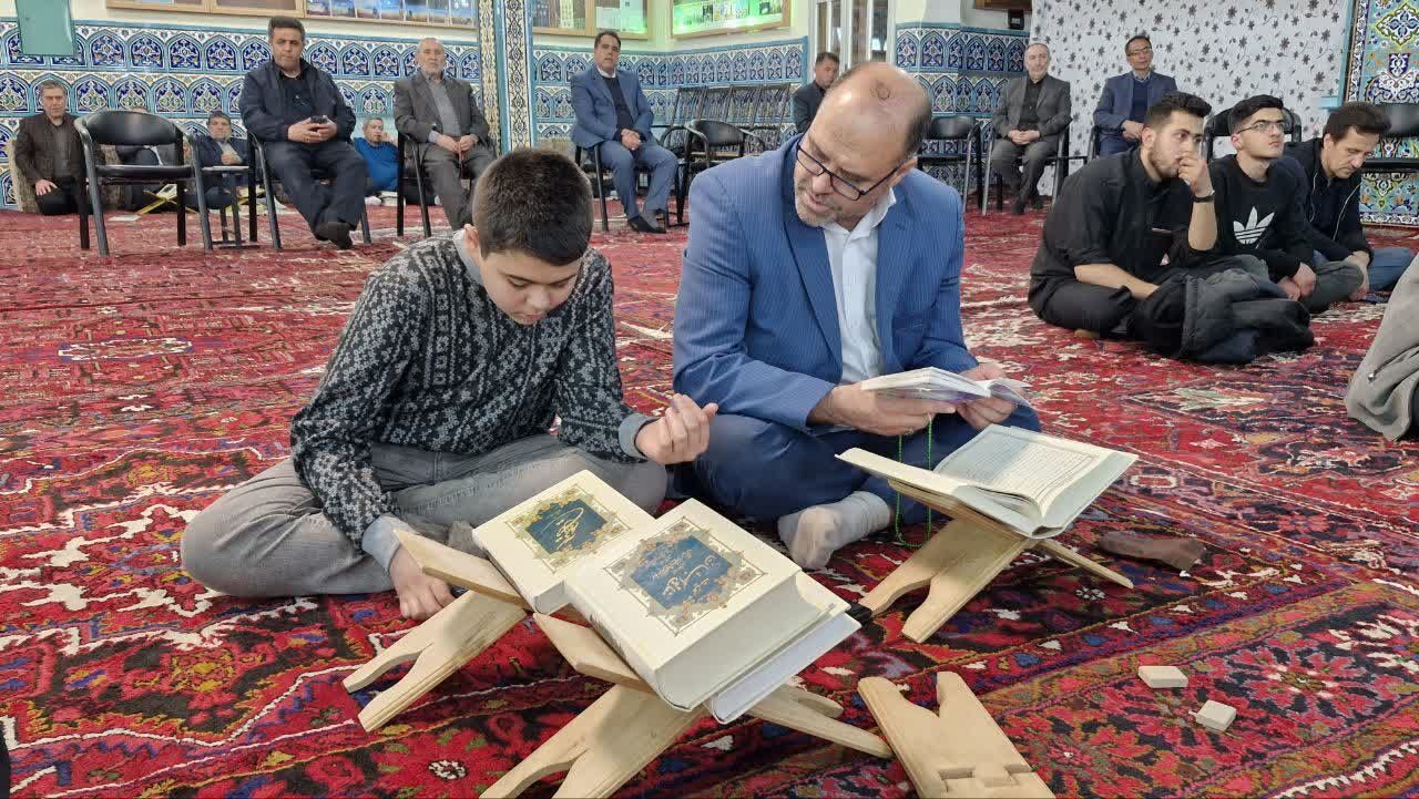 مراسم شب قدر ۱۹ رمضان در اهر 
