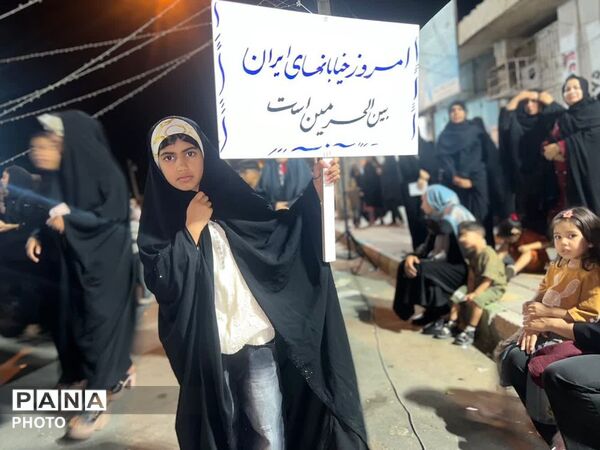 حضوردانش آموزان دراجتماع مردمی رودبارجنوب