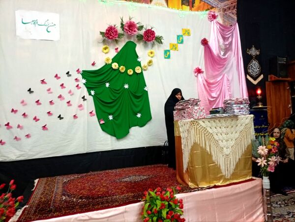 جشن میلاد حضرت زهرا(س) در تکیه علی اکبری فدافن