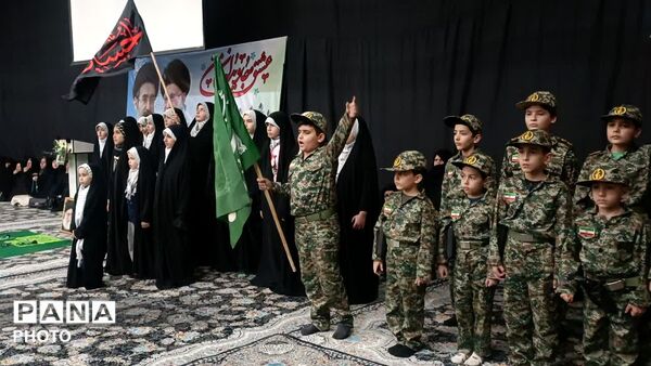 مراسم چهلمین روز شهادت رهبر انقلاب در لالجین برگزار شد