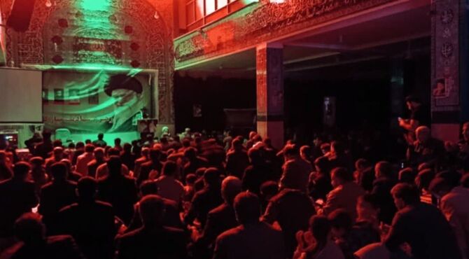 سنگ تمام مردم قلعه رئیسی در عزای رهبر معظم انقلاب