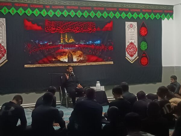 عزاداری دهه اول صفر در دبیرستان شهید بهشتی نیشابور 