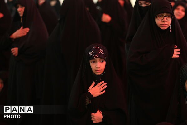 مراسم عزاداری ایام فاطمیه در حرم حضرت معصومه(س)
