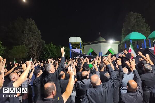 تجمع مردمی شهر صباشهر همزمان با مراسم شام غریبان  