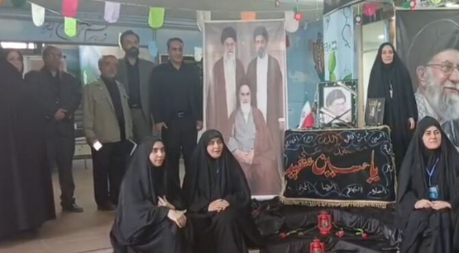 بازدید از روند اسکان زائران در دبستان راهیان نور ناحیه دو شهرری 