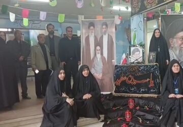 بازدید از روند اسکان زائران در دبستان راهیان نور ناحیه دو شهرری 