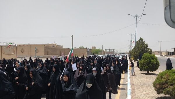 راهپیمایی خشم و نصر در سراسر استان کرمان