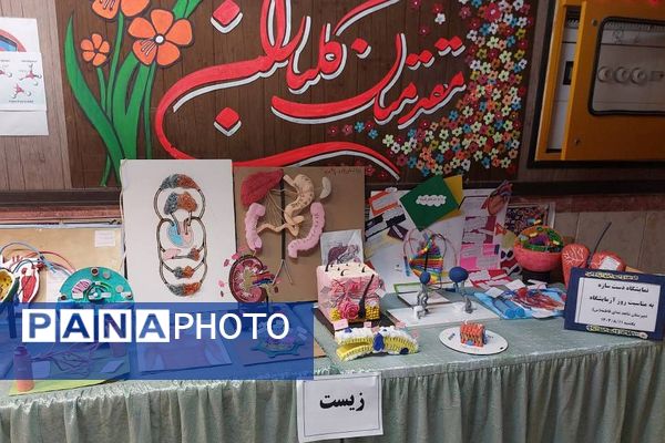 روز آزمایشگاه در دبیرستان شاهد ندای فاطمه (س) ناحیه دو شهرری 