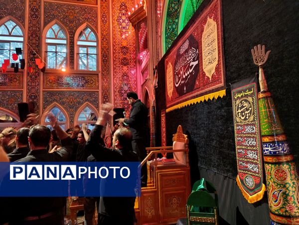 مراسم عزاداری امام حسین (ع) در شب تاسوعای حسینی 