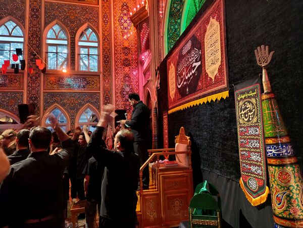 مراسم عزاداری امام حسین (ع) در شب تاسوعای حسینی 