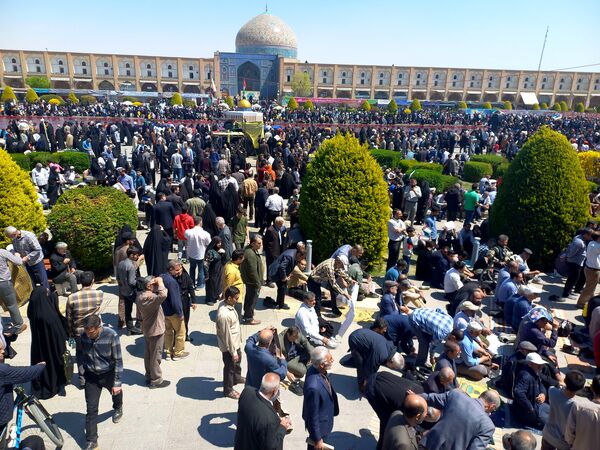 راهپیمایی روز قدس با حضور پرشور مردم اصفهان 
