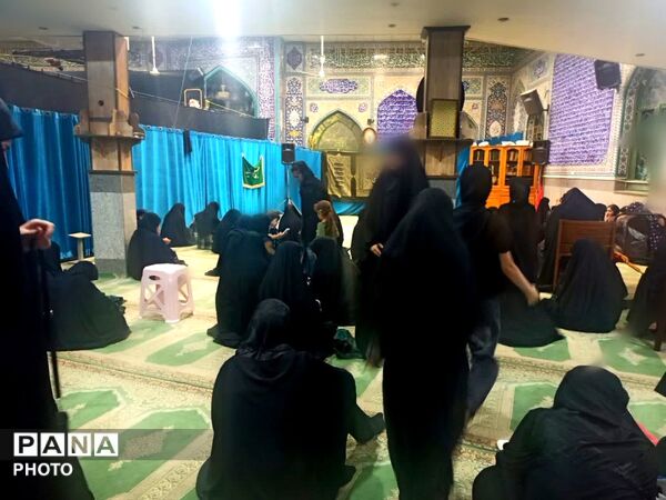 مراسم شب سوم محرم در مسجد جامع حجت بن الحسن العسکری (عج)فردیس