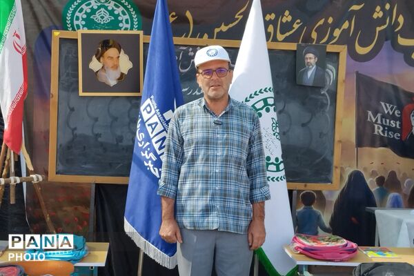 بهارستان دو در مسیر عشق؛ میزبانی فرهنگیان از زائران حسینی در عوارضی پرند