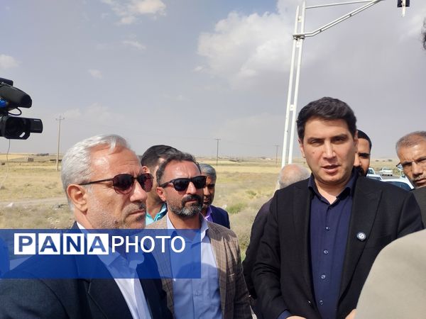 دیدار استاندار کردستان با خانواده شهدای حملات تروریستی رژیم صهیونیستی و بازدید از طرح‌های توسعه‌ای قروه