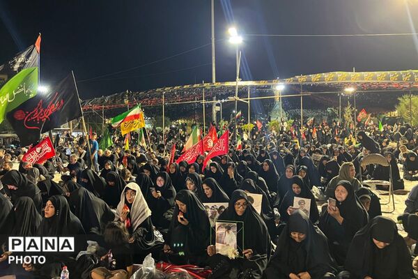 تجمعات شبانه مردم؛ تجدید عهد با آرمان‌های رهبر شهید و لبیک به رهبر