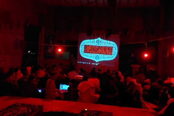 عزاداری شب شهادت حضرت زهرا(س) در گلزار شهدای گمنام چاه‌دادخدا