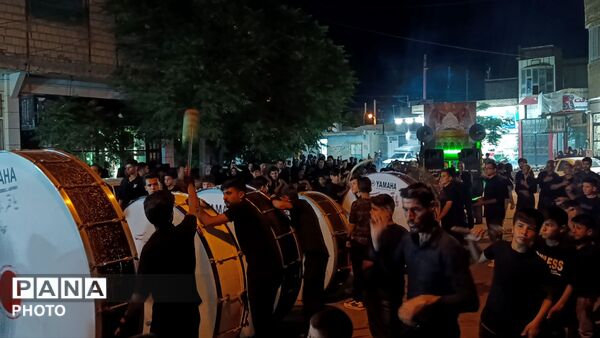 عزاداری شب نهم محرم الحرام در روستای رزق آباد 