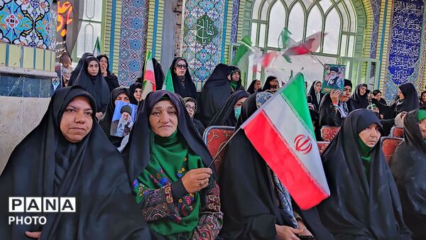 مراسم گرامیداشت چهلم امام شهید در گلزار شهدای  شهر بار نیشابور-۲