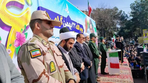 راهپیمایی عظیم 22 بهمن در شهرستان مرزی پارس آباد 