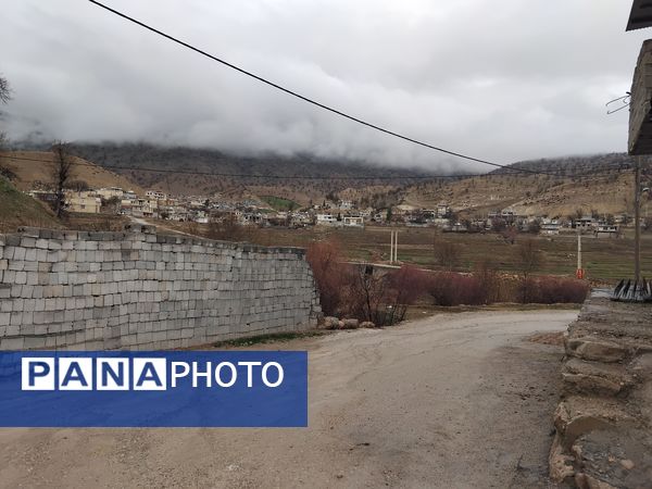 چشم‌انداز میانکوه در باران