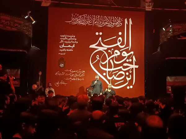 شب پنجم عزاداری در هیئت انصارالحسین نیشابور 