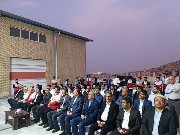 افتتاح ساختمان جمعیت هلال احمر شهرستان جم