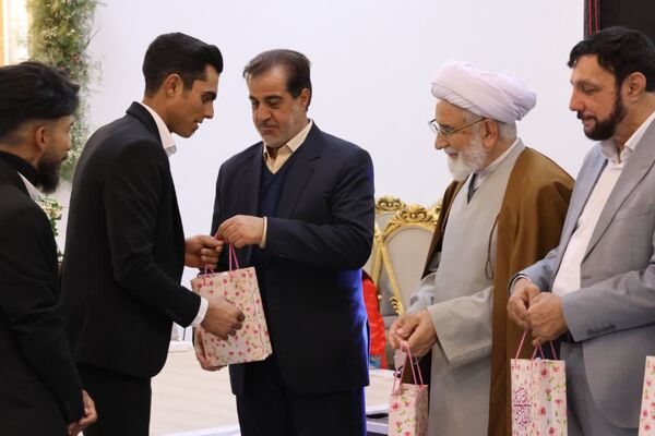 جشن ازدواج‌‌ آسان ۹ زوج بسیجی در گناباد