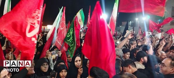 وداع باشکوه مردم «فجر» با دو شهید حادثه تیراندازی سرافرازان