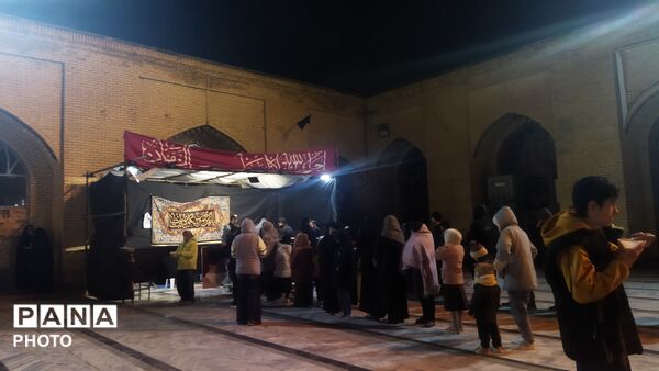 گذری بر موکب مسجد جامع در دومین شب قدر 