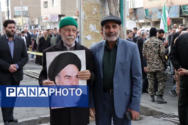 حماسه حضور مردم غیور باقرشهر و کهریزک در راهپیمایی ۲۲بهمن