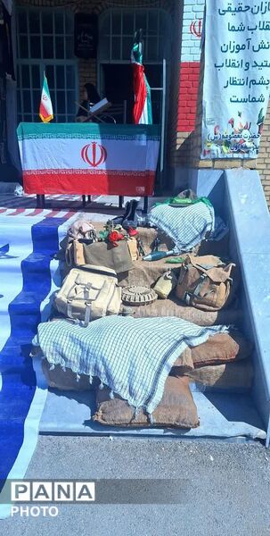 نواخته شدن زنگ جوانه ها در دبیرستان حضرت معصومه (س) شهر جعفریه