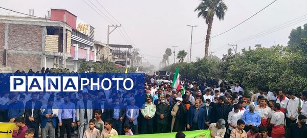 مردم فاریاب در ۱۳ آبان: فریاد مرگ بر آمریکا و اسرائیل، حمایت از رهبر و نیروهای مسلح