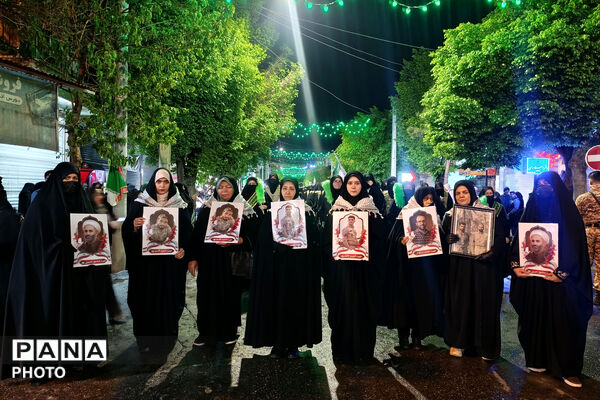 همایش دختران جان‌فدای آباده در میدان مقاومت