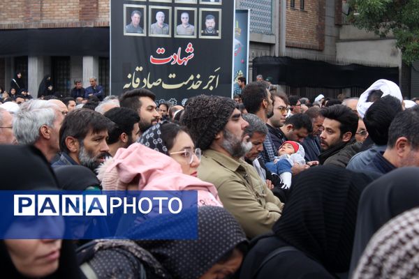 مراسم تشییع شهدای خدمت در تبریز 