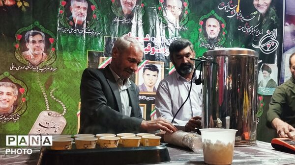 جلوه هایی از خدمت در میدان شهید بجنورد 