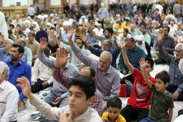 مراسم جشن میلاد پیامبر اکرم(ص) و امام جعفر صادق(ع) در حرم حضرت معصومه(س)