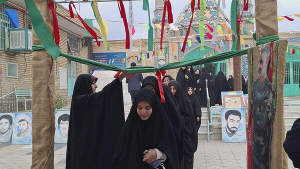 اعزام دانش‌آموزان شهرستان کهک قم به اردوی راهیان نور