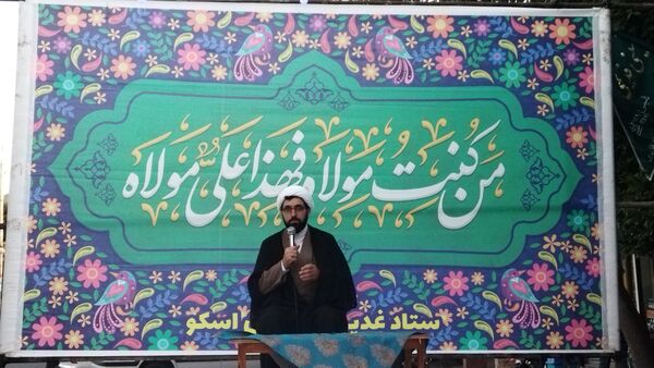 جشن وحدت و ولایت با حضور پرشور دانش‌آموزان اسکو