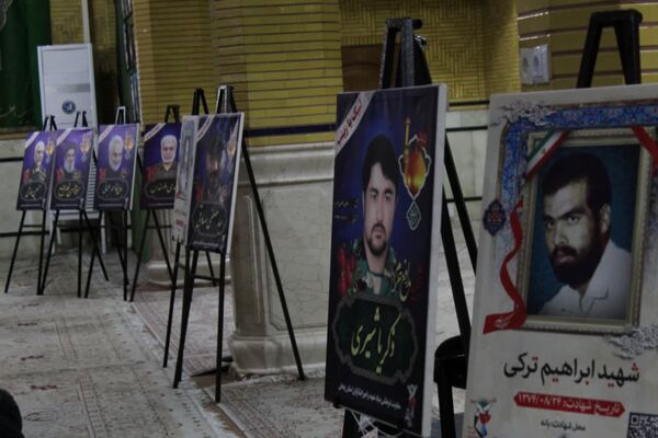 مراسم اولین سالگرد شهادت مدافع حرم سرتیپ شهید سیدرضی موسوی در زنجان