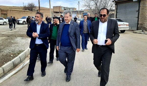 افتتاح پروژه‌های مقاوم‌سازی مسکن روستایی در روستای چشمه‌قنداب 