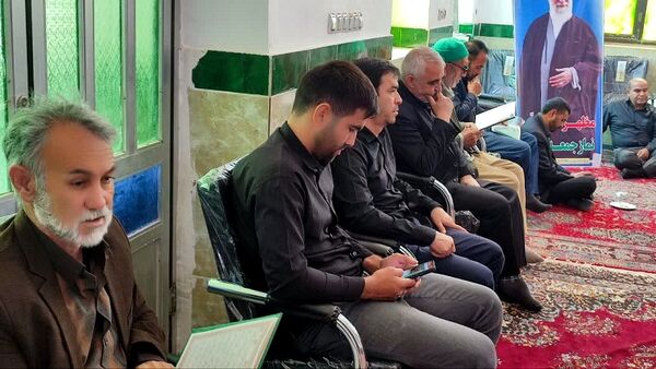 مراسم یادبود شهید آیت الله رئیسی و جمع همراه در شهرستان بام و صفی‌آباد