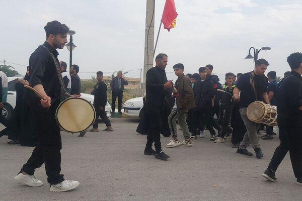 وداع و تشییع شهید گمنام در روستای شهنیا بردخون