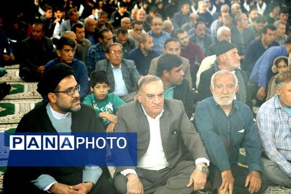 اجتماع همایش «شکوه اقتدار» بسیجیان در لنده