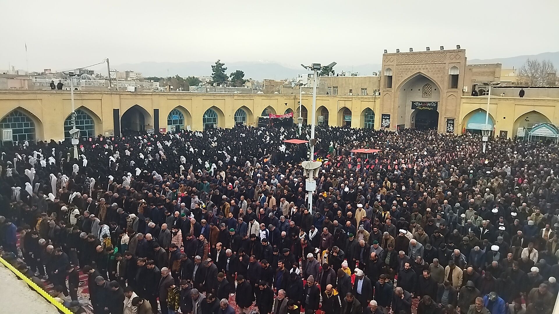 حضور پرشور مردم نیشابور در نماز جمعه روز قدس 