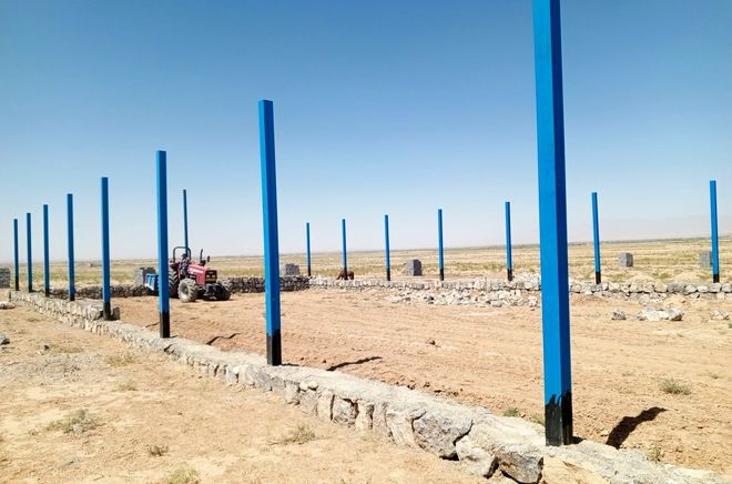 اجرای پروژه مرغداری گوشتی در فاروج